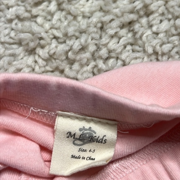 GIRLS ML KIDS LEGGINGS SIZE 4-5 PINK PREOWNED - Picture 8 of 8
